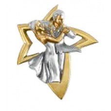 Aplique Estrela Dourada - Dança